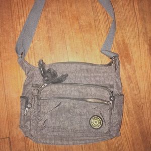 grey crossbody bag